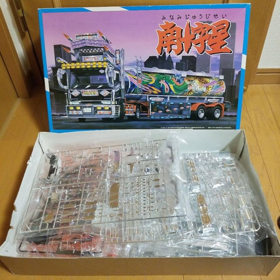 Amazon.co.jp: アオシマ 1/32 大型デコトラ 南十字星 プラモデル